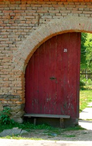 courtyard entrance to beloved house