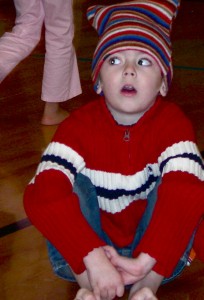 picture-274 son rehearsing for his role as Max in Where The Wild Things Are